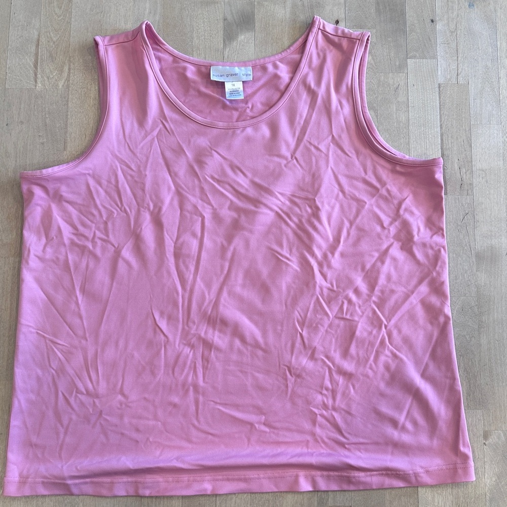 Susan Graver Pink Tank Top